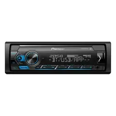 PIONEER - Radio Automovil 1 DIN Bluetooth AUX USB 50W Mvh-s325bt
