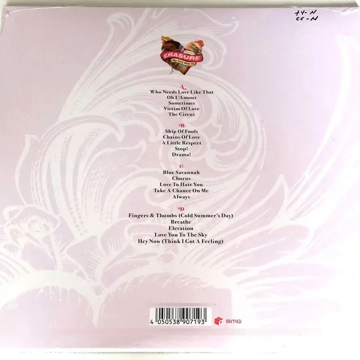 GENERICO - Vinilo Erasure The Very Best Of