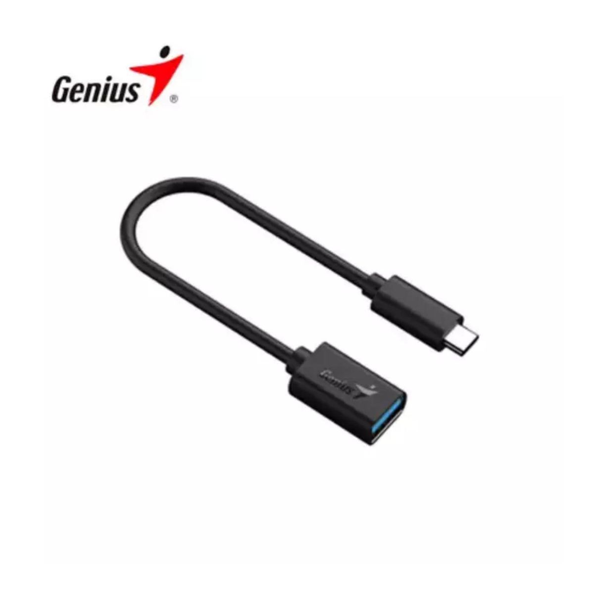 GENIUS - Adaptador OTG USB C A USB A Negro ACC-C2AC Genius