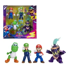 NINTENDO - Multipack Super Mario Galaxy Movie 4 Figuras Exclusivas