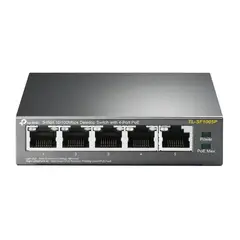 TP LINK - Switch de Sobremesa de 5 Puertos Gigabit con 4 puertos PoE