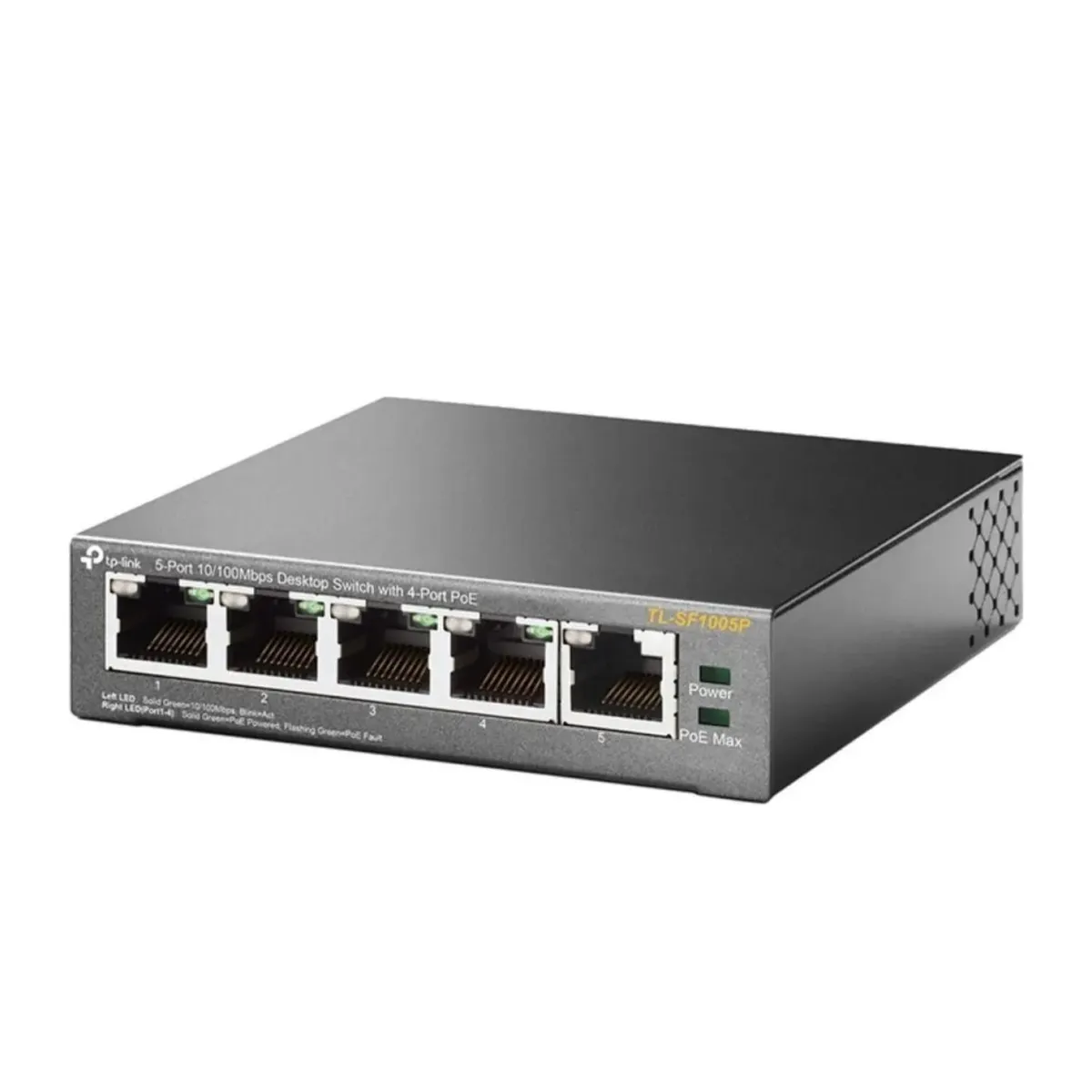 TP LINK - Switch de Sobremesa de 5 Puertos Gigabit con 4 puertos PoE