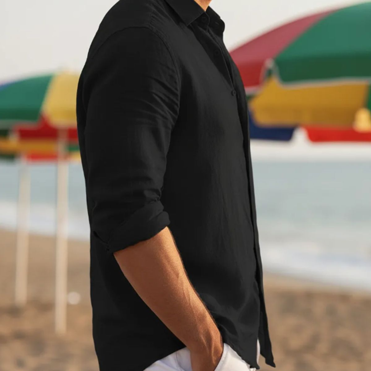 XPRESS RECHARGE - Camisa lino de alta calidad