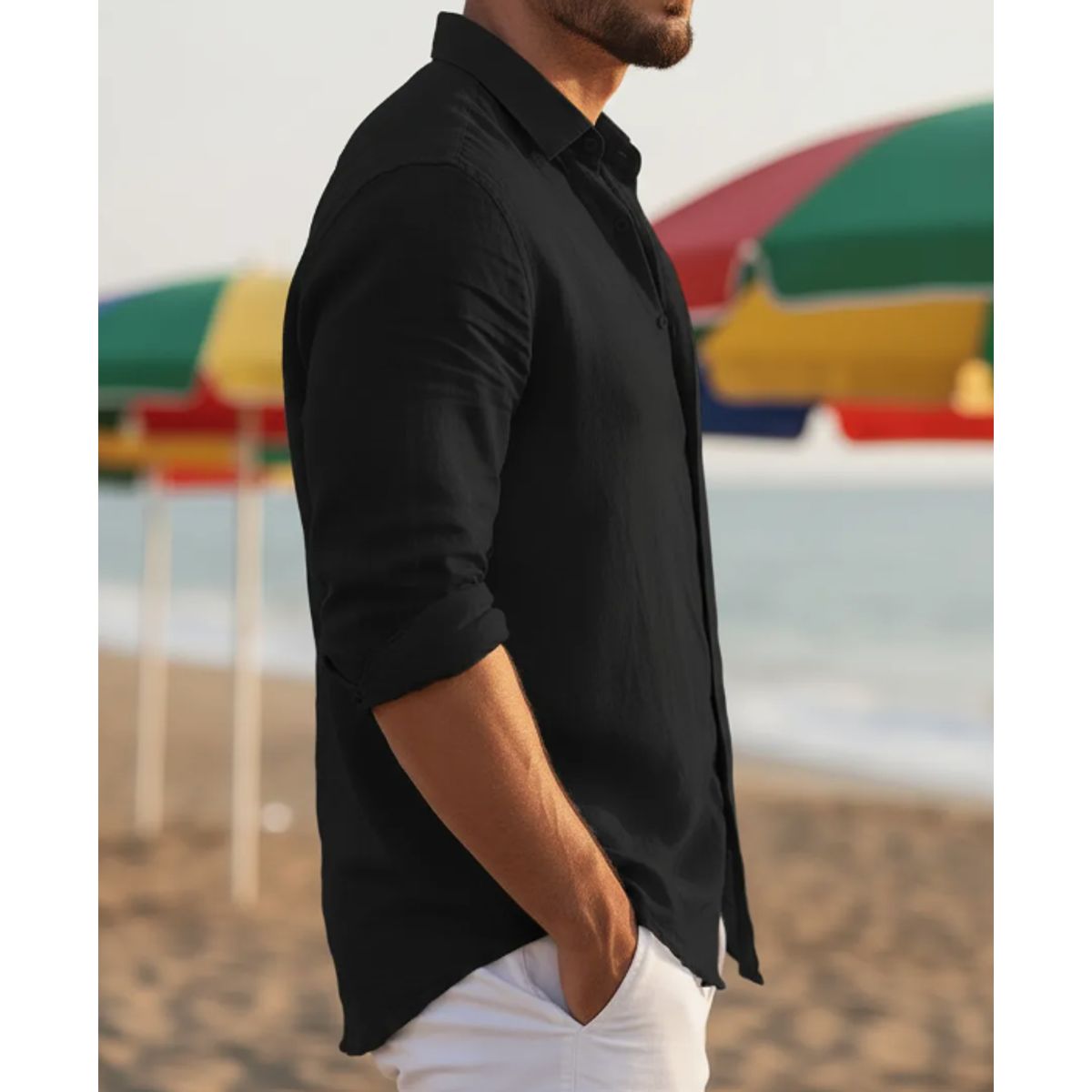 XPRESS RECHARGE - Camisa lino de alta calidad