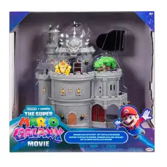 NINTENDO - PLAYSET DELUXE CASTILLO BROWSER CON FIGURA 4 CM THE SUPER MARIO GALAXY MOVIE