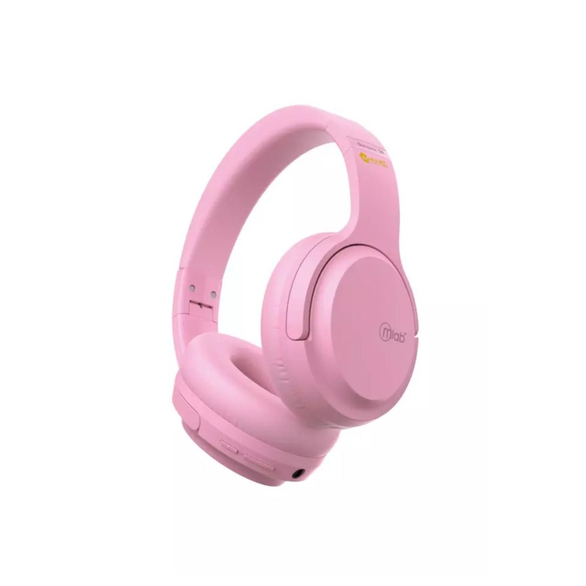 MLAB - Audifonos Bluetooth OverEar Rosado Dynamic Stop Noise Mlab