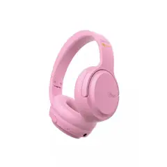 MLAB - Audifonos Bluetooth OverEar Rosado Dynamic Stop Noise