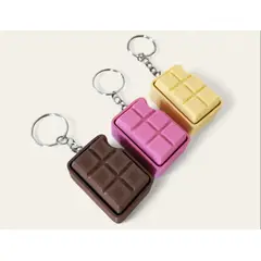 GENERICO - Figuras llaveros clicker chocolates (pack 3 un)