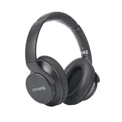 AIWA - Audifonos Bluetooth OverEar Plegables Negro Knc1090l