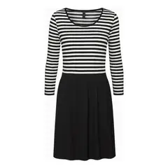 ARZANE - Vestido VM Negro Puntos