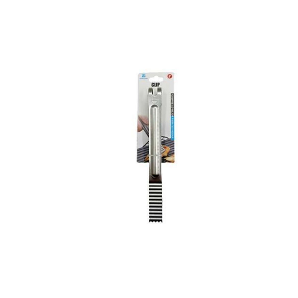 GENERICO - Pinza Clip 20cm Acero Inoxidable 12 Unid