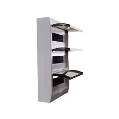 DNA - TABLERO PLASTICO 36 MODULOS SOBREPUESTO TAPA TRANSPARENTE