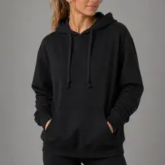 REVA R - Polerón Hoodie Mujer REVA Algodón Premium Deportivo Urbano
