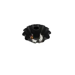 GENERICO - Molde Flor 24x9 cm Negro 10 Unidades