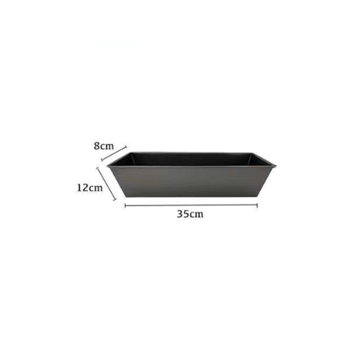 GENERICO - Molde Rectangular 35x12x8cm 10 Unidades