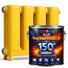 EPOXY - PINTURA ALTA TEMPERATURA - THERMOSHIELD - 4L Amarillo Seguridad