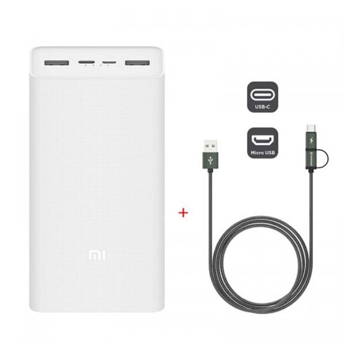 XIAOMI - Cargador Portatil Bateria Xiaomi Mi Power Bank 30000mah 24W