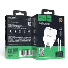 MOTOMO - Cargador Tipo C 30w Gan