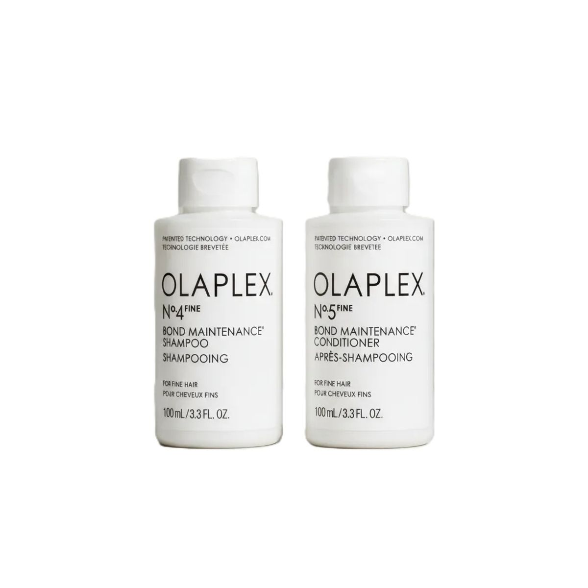 OLAPLEX - Pack Olaplex Shampoo 4 Fine 100ML + Acondicionador 5 Fine 100ML Mantenimiento
