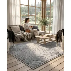 GENERICO - Alfombra Living y Dormitorio Decoración Para Hogar Minimalista
