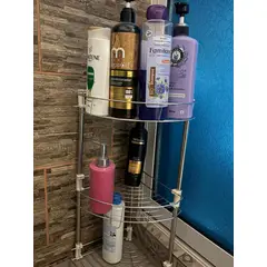 GENERICO - Organizador Esquinero Ducha Baño Multiuso 3 Pisos