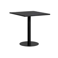 MOBOI - Mesa Tolix Clásica 70x70 Metalica Negro