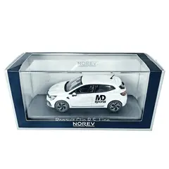 GENERICO - Deportivo Renault Clio RS Line 2019 Pearl White Caja Acrilica 1:43 NOREV
