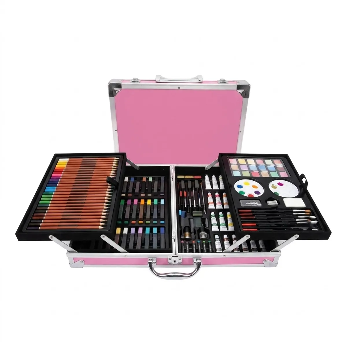 GENERICO - Set De Arte 145 Pcs Maleta Lapices Pintar