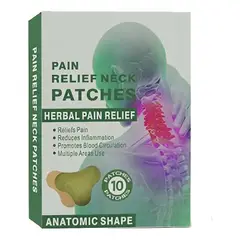 GENERICO - Pack de 10 Parches para el alivio del dolor de cuello