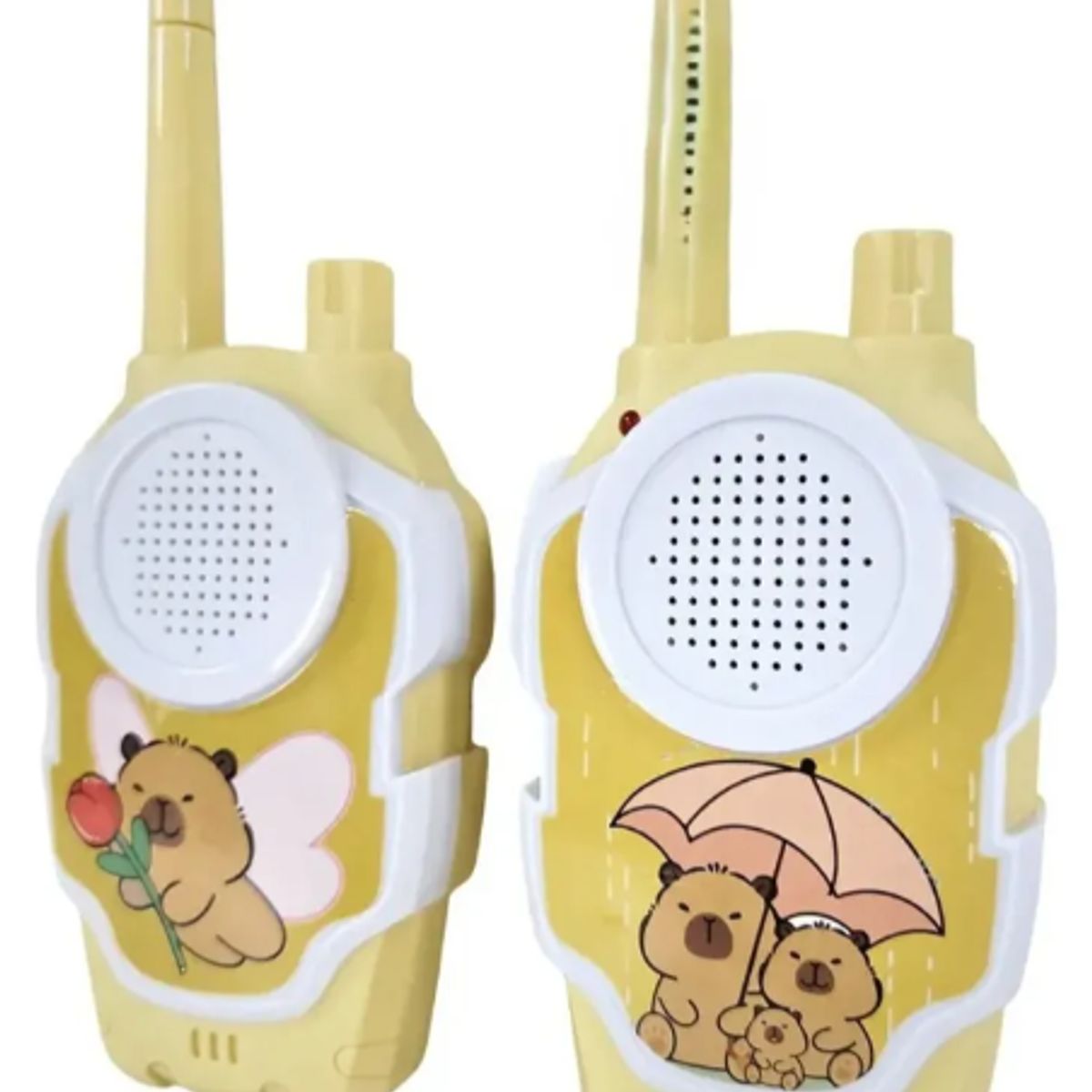 GENERICO - Mini Radios Set 2 Walkie Talkies Infantiles Amarillo