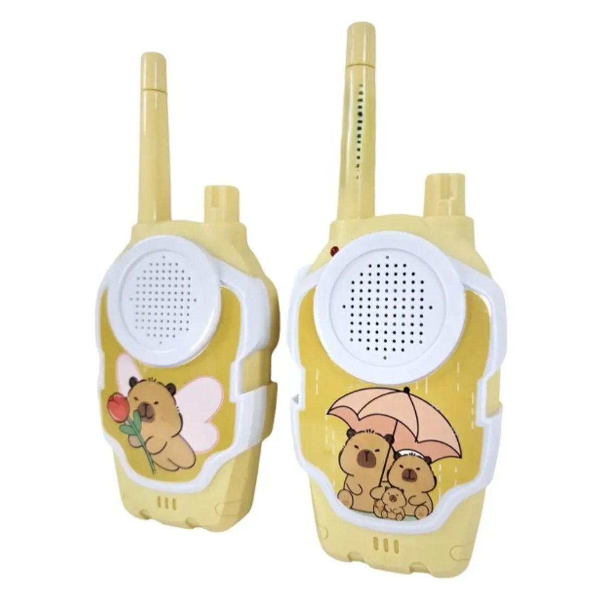 GENERICO - Mini Radios Set 2 Walkie Talkies Infantiles Amarillo