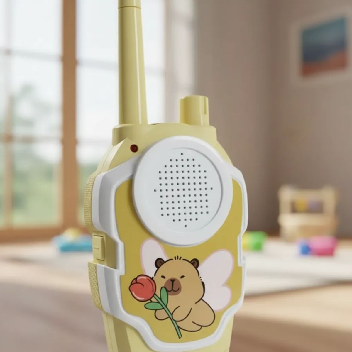 GENERICO - Mini Radios Set 2 Walkie Talkies Infantiles Amarillo