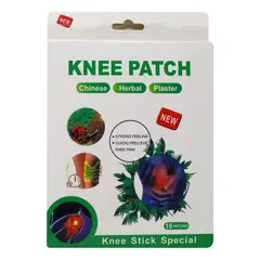 GENERICO - Pack de 10 Parches Herbales para el alivio del dolor de rodilla