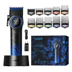 VGR - Maquina Cortar pelo Profesional V-001 de 9000RPM Color Azul