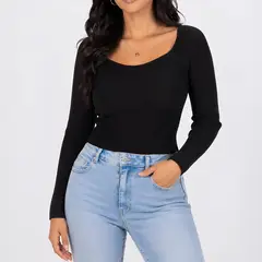 HIPSY SWIMWEAR - Sweater crop mujer invierno colores