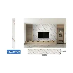 GENERICO - Papel Adhesivo DECOMURAL 120X300CM AZULEJO- Ideal Cocina y Baño