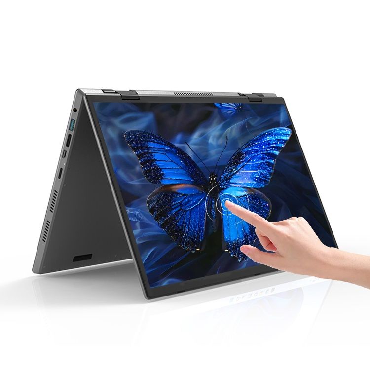 Notebook 2 en 1 Táctil 14.1” Full HD IPS, Intel N100, 16GB RAM, 512GB, Convertible 360°