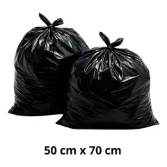VALSTORE DECO Y DESIGN - Bolsa de Basura 50x70 cm – Uso Diario Hogar - Pack 10 Unidades