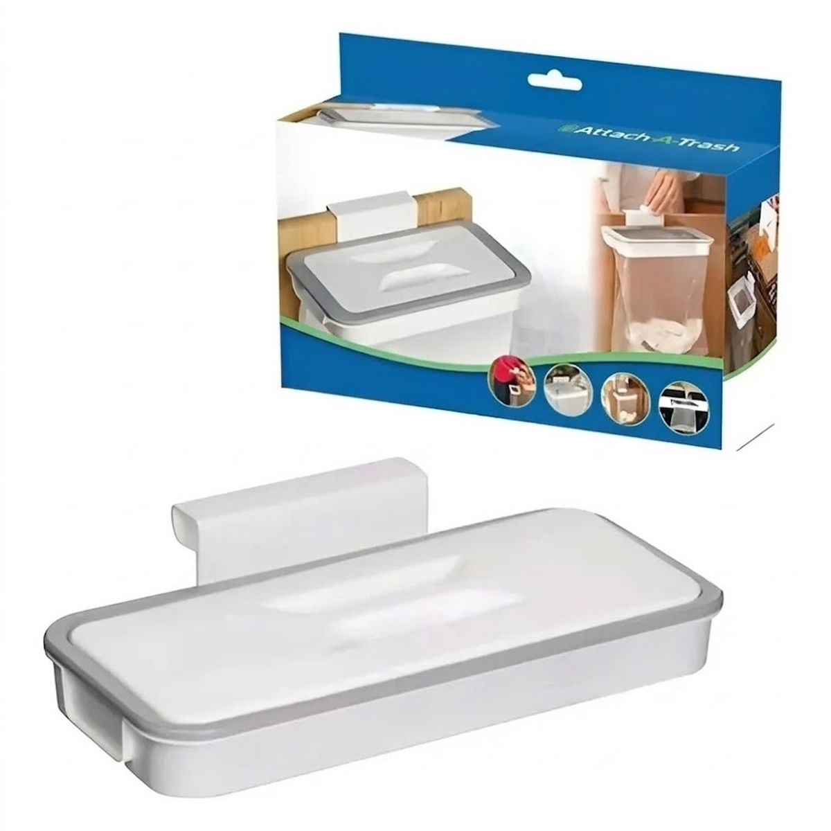 GENERICO - Soporte colgante para bolsas de basura ideal en Cocinas y Baños