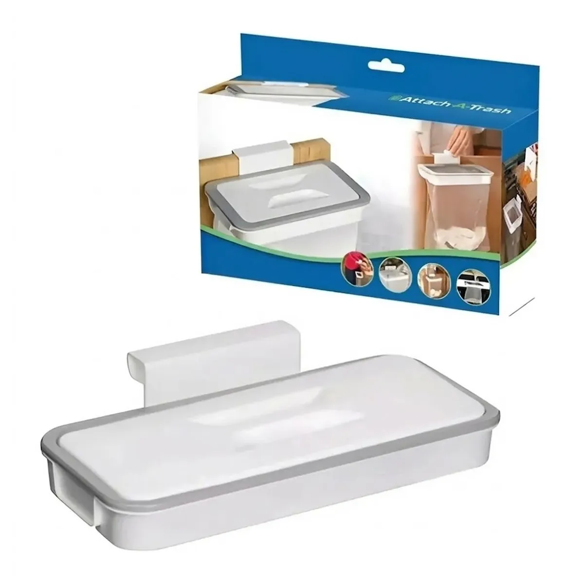 GENERICO - Soporte colgante para bolsas de basura ideal en Cocinas y Baños