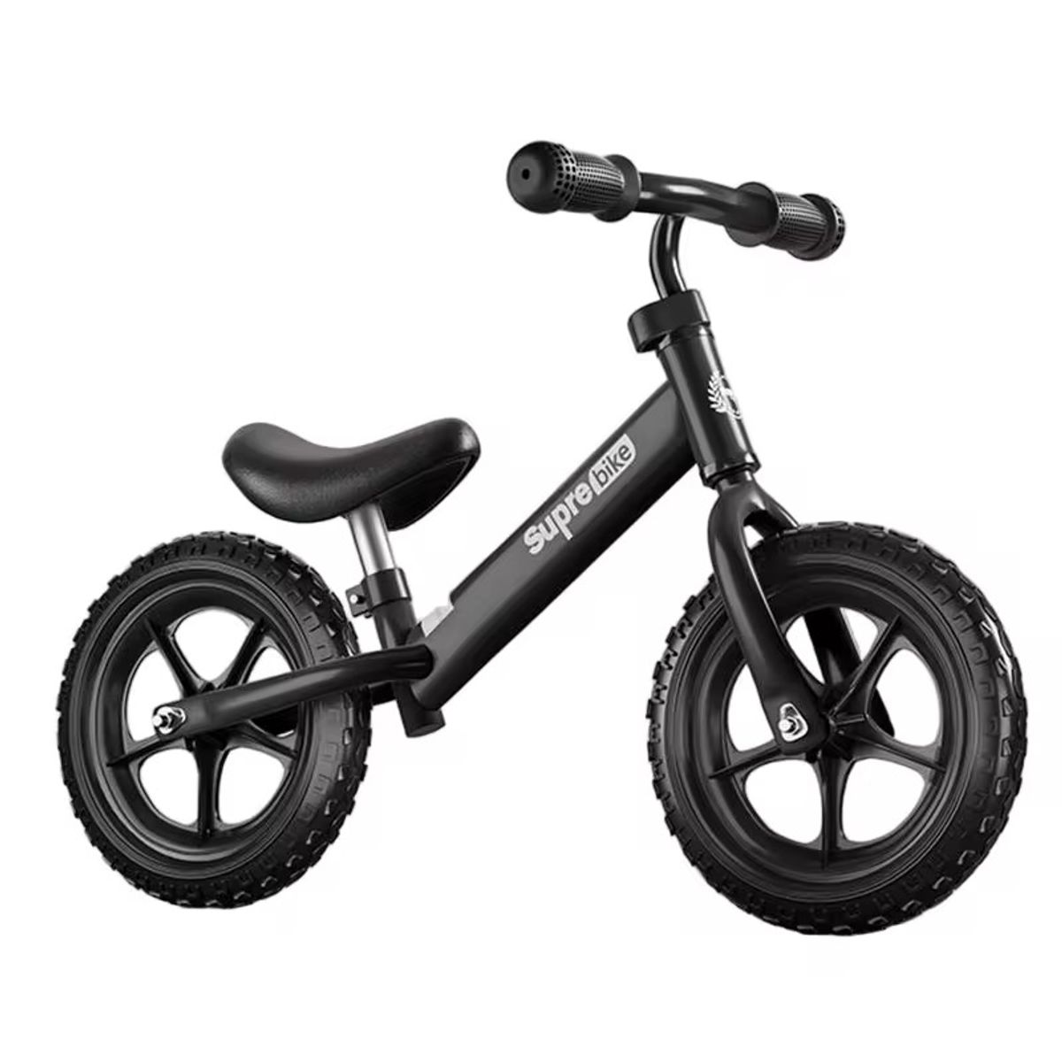 GENERICO - Bicicleta De Equilibrio Sin Pedales 1 A 5 Años Niños Negro.