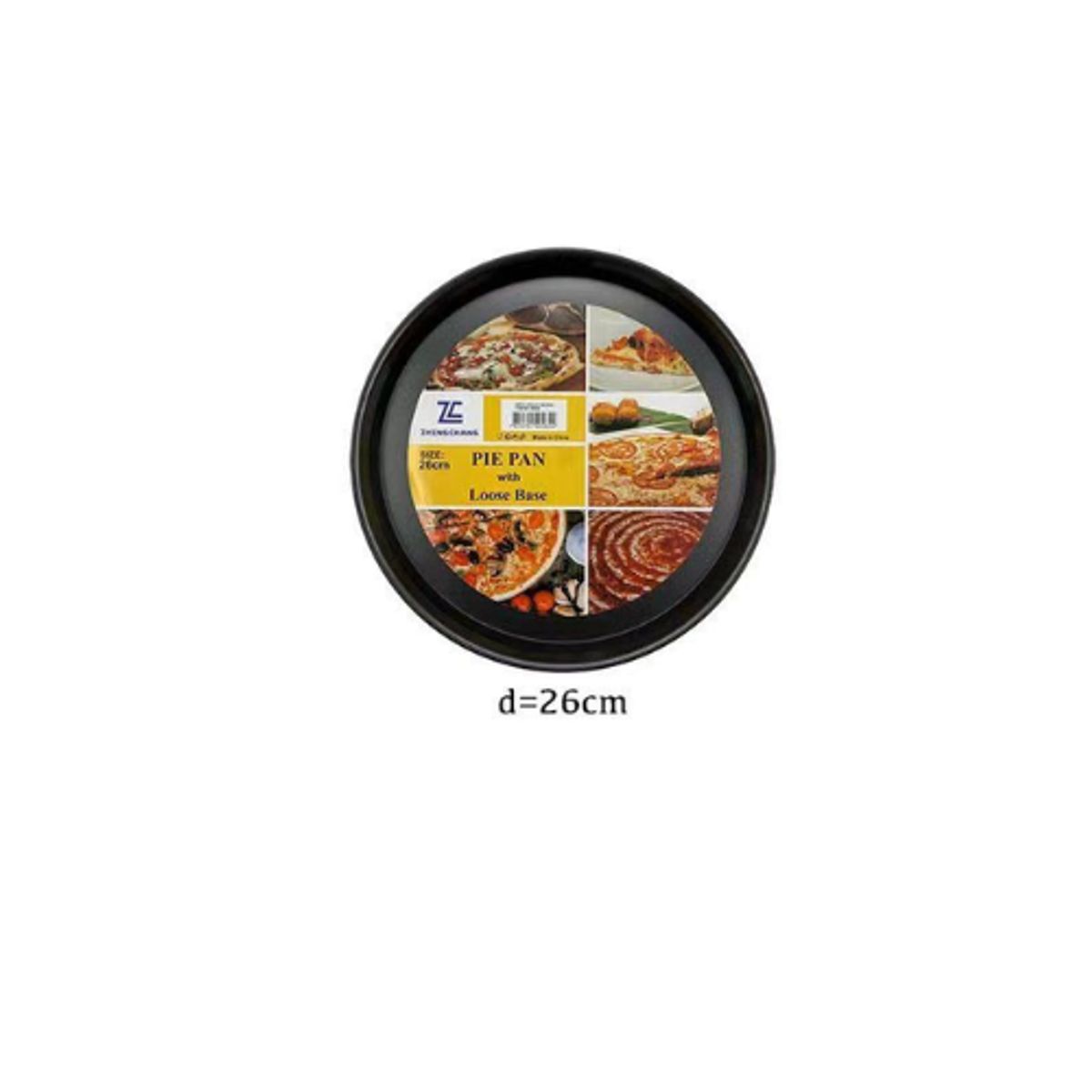 GENERICO - Molde Para Masas, Pie, Pan 26cm 10 Unid