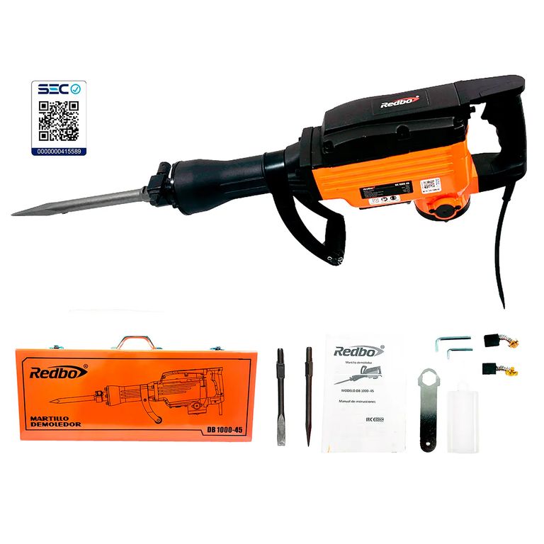 MARTILLO DEMOLEDOR ELECTRICO 1100W 45J DB 1000-45