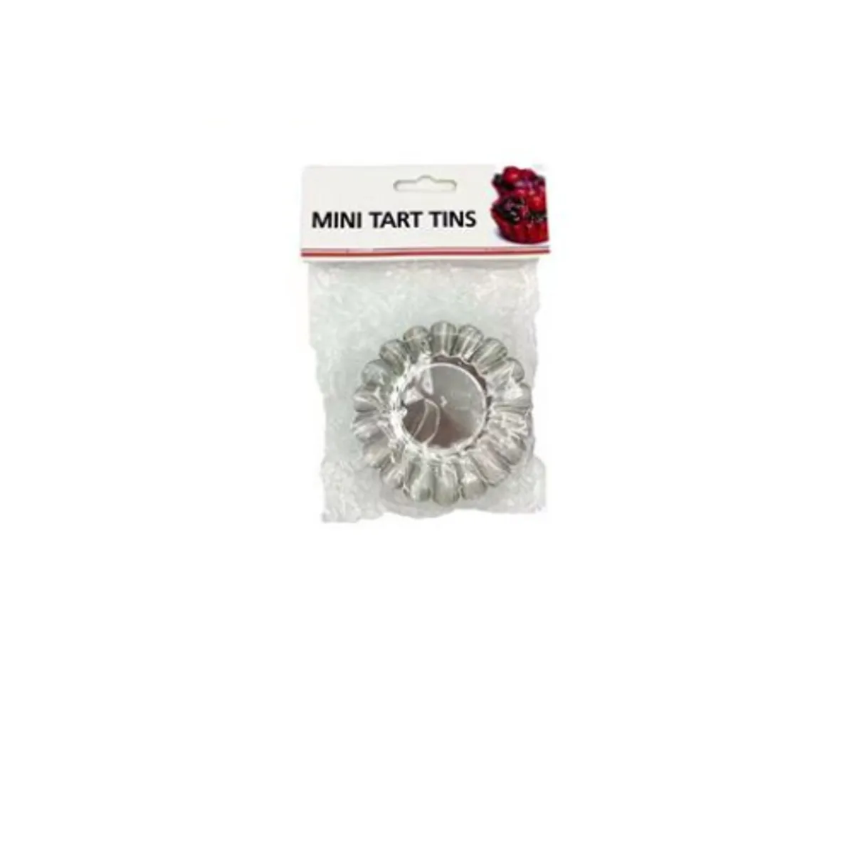 GENERICO - Mini Molde Tartar Metal 12 Unidades