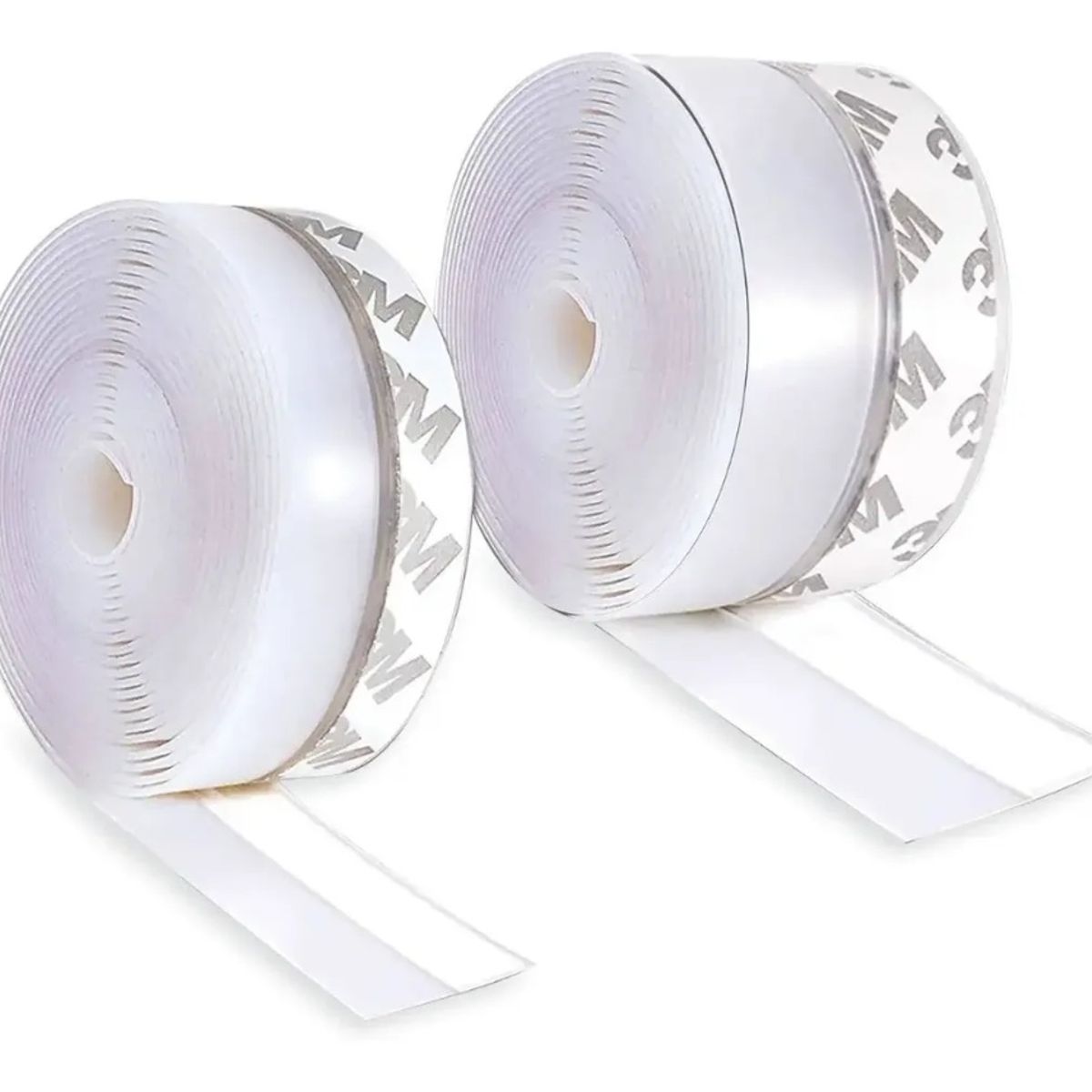 GENERICO - Pack 2 Cinta Aislante Silicona para Puertas Ventanas Ducha