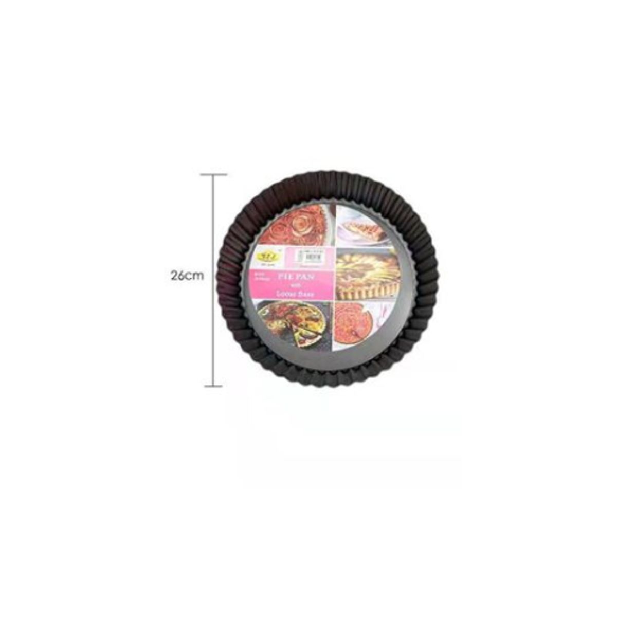 GENERICO - Molde Tartaleta Desmontable 26cm 12 Unid