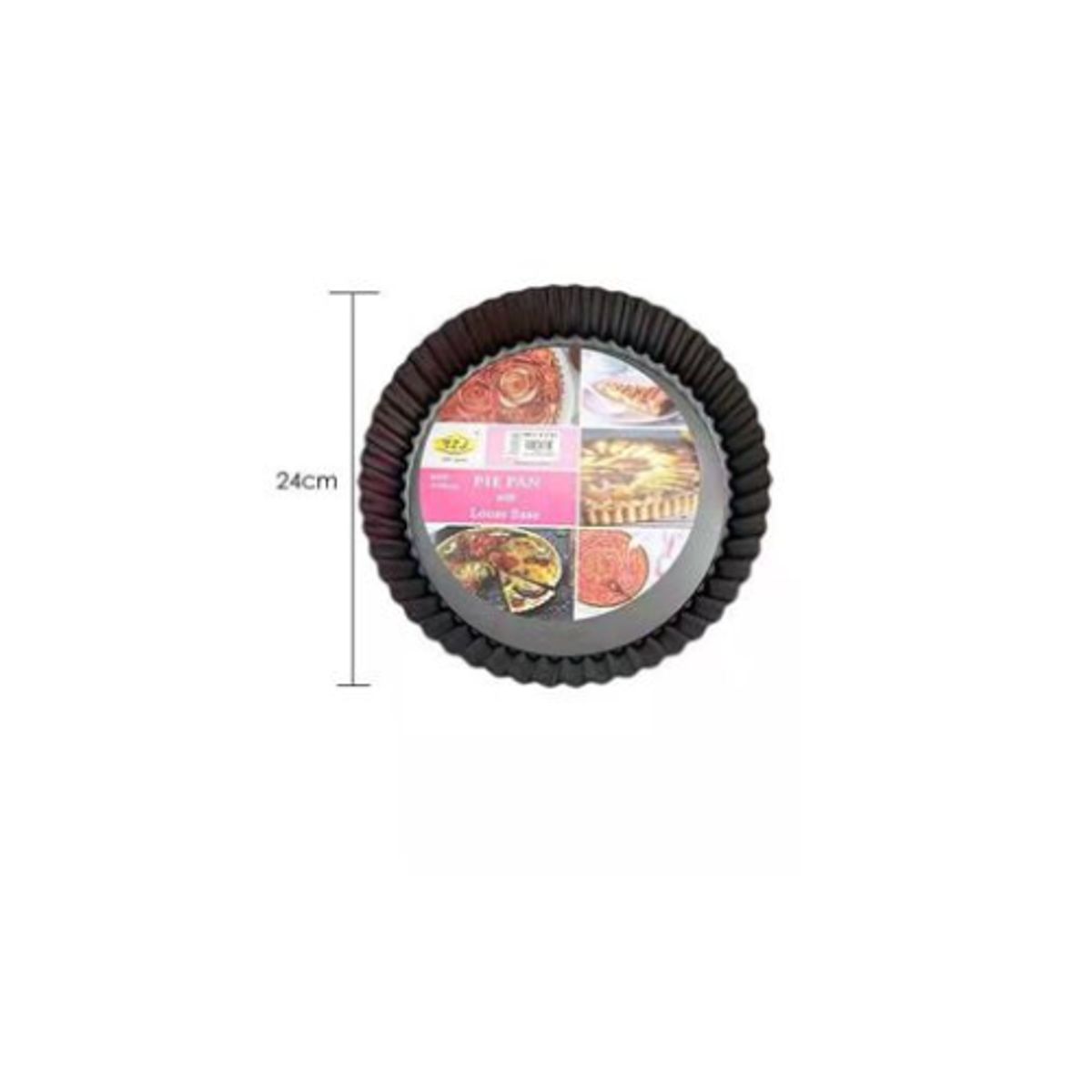 GENERICO - Molde Tartaleta Desmontable 24cm 12 Unid