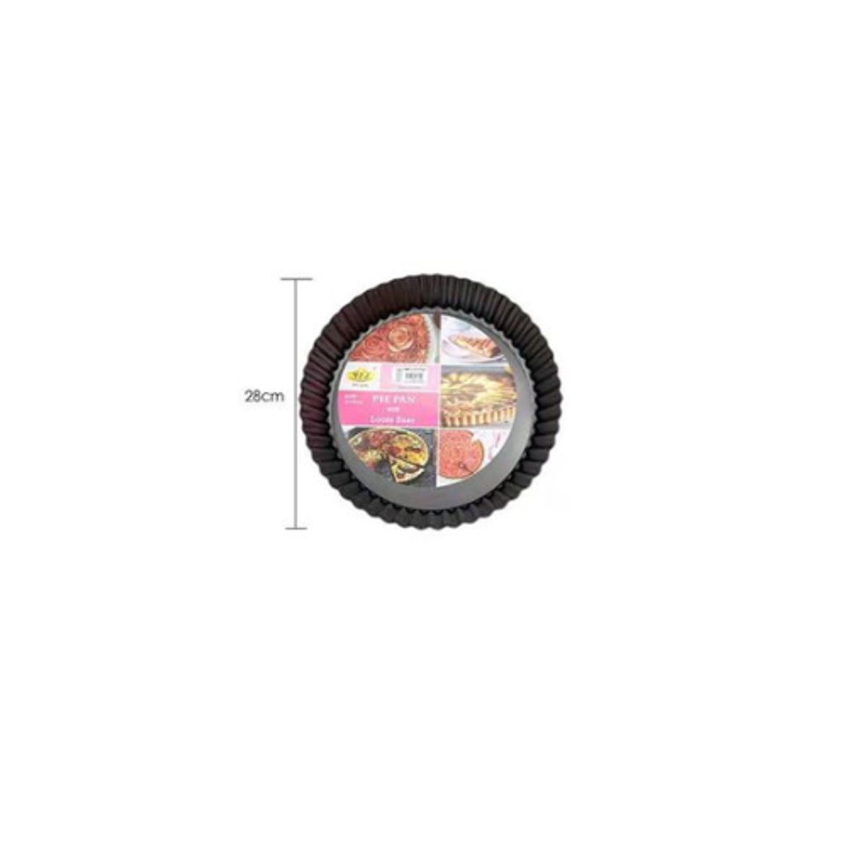 GENERICO - Molde Pie Desmontable 28cm 12 Unid