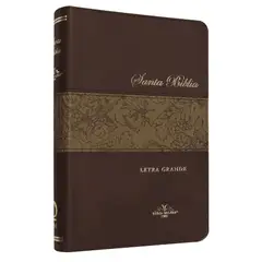 SOCIEDADES BIBLICAS UNIDAS - Biblia Reina Valera 1909 Letra Grande imitación piel Café