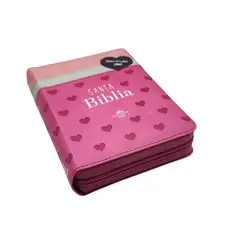 SOCIEDAD BIBLICA CHILENA - Biblia RVR 1960 compacta Fucsia Blanco Rosa